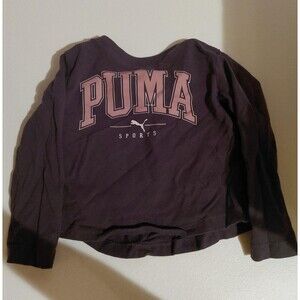 Puma long sleeve girl shirt gray 2T